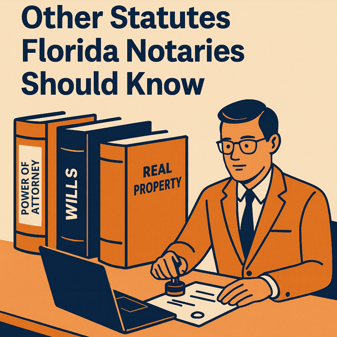 Beyond Chapter 117: Florida Statutes Every Notary Public Should Know